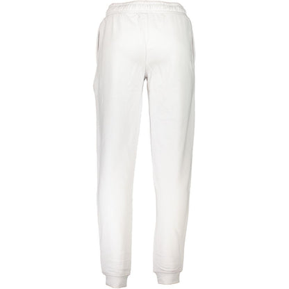 Cavalli Class Bianco Cotton Men Hoodie