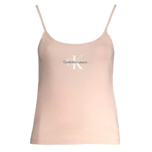 Calvin Klein Pink Cotton Women's Tank Top