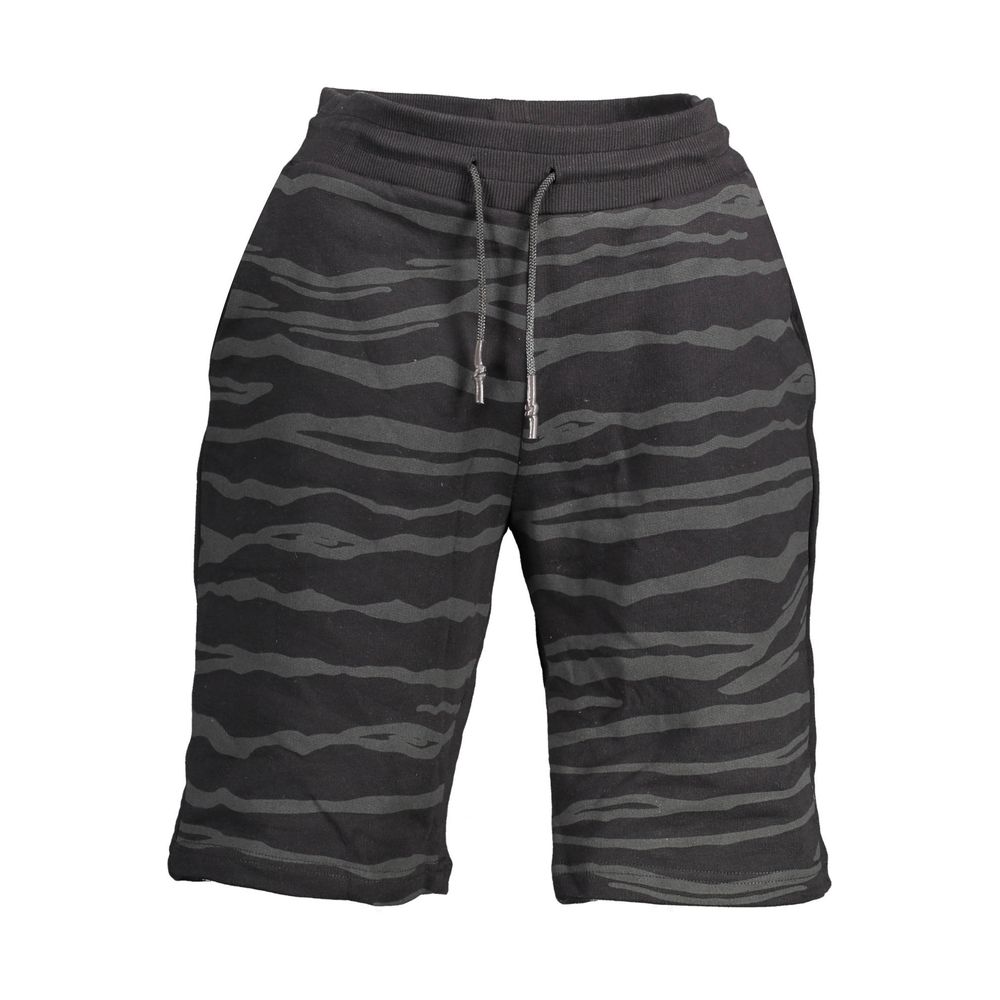 Cavalli Class Black Cotton Men's Sweatpant