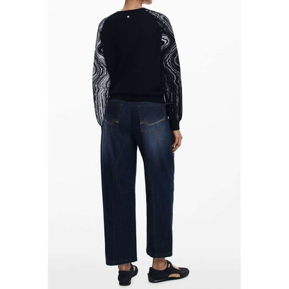 Desigual Black Polyester Women Sweater