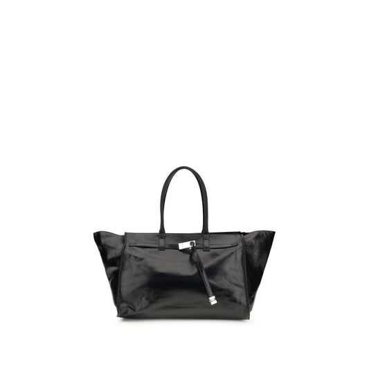 Benedetta Bruzziches Black Calf Leather Bos Taurus Shoulder Bag