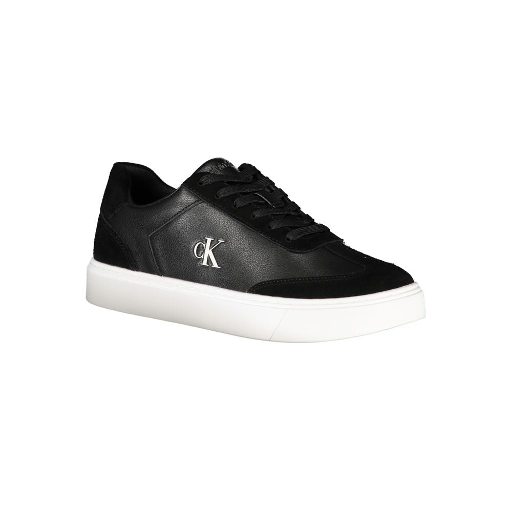 Calvin Klein Nero Polyurethane Men Sneaker 1728,67403481248,Athletic - Sneakers - Shoes,Black,Calvin Klein,EU40/US7,EU43/US10,EU44/US11,EU45/US12,Men,New with tags,Shoes,Sneakers - Shoes