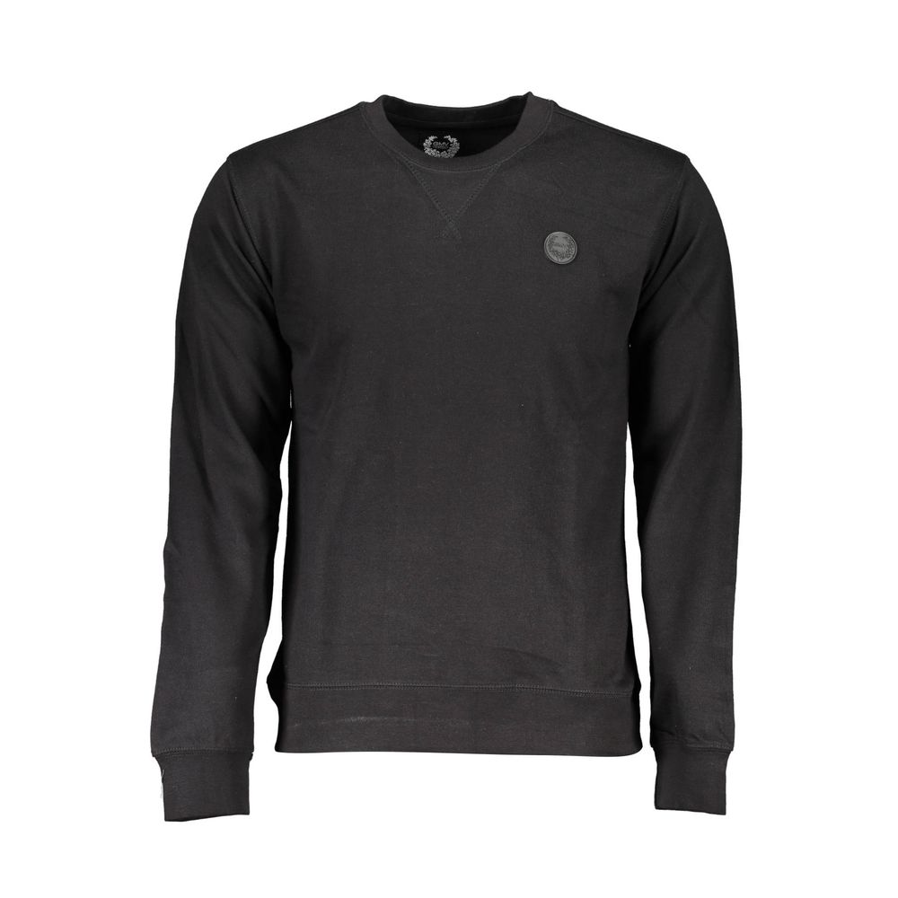 Gianmarco Venturi Black Cotton Sweatshirt