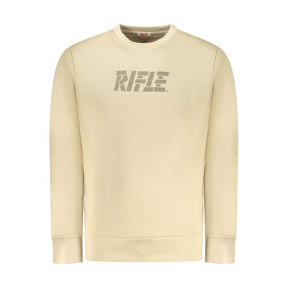 Rifle Beige Cotton Men Sweatshirt