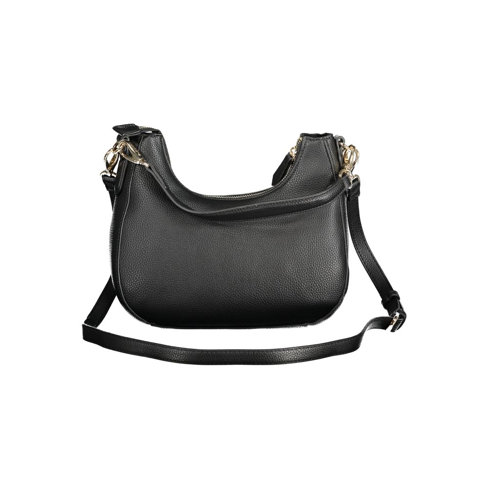 Mario Valentino Black Polyurethane Women Handbag