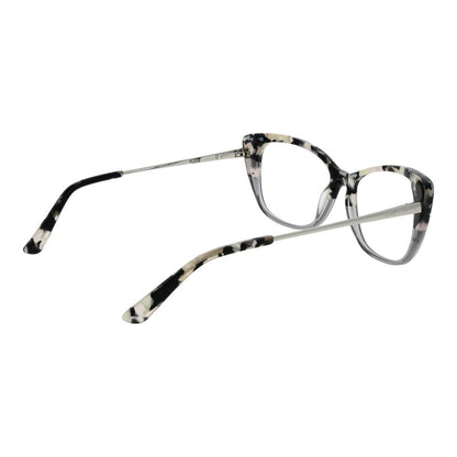 Marciano by Guess Black Acetate Glasses (Frames) in Cat Eye Full-Rim style for women, featuring plastic demo lenses and spring hinge.