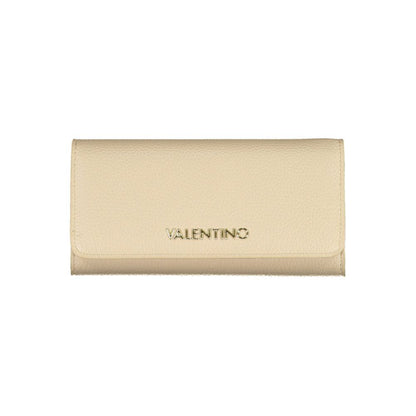 Mario Valentino Beige Polyurethane Women Wallet