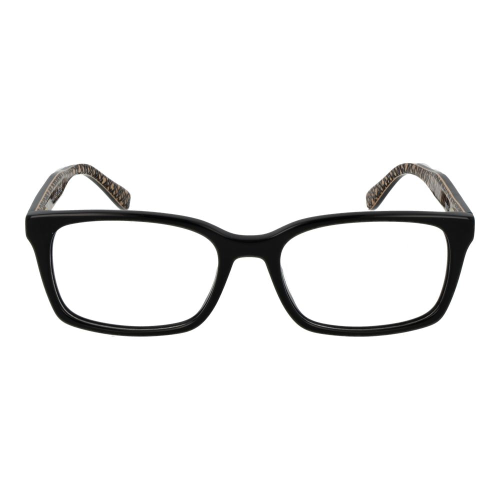 Tommy Hilfiger Black Acetate Glasses (Frames) with full-rim rectangle design and spring hinge, for women. Frame color: Black, Material: Acetate.