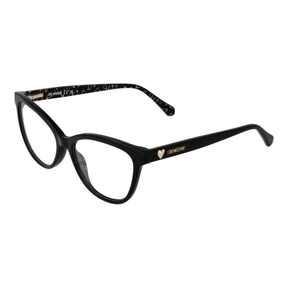 Love Moschino Black Acetate Glasses (Frames)