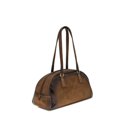 Prada Multicolor Calf Leather Bos Taurus Shoulder Bag