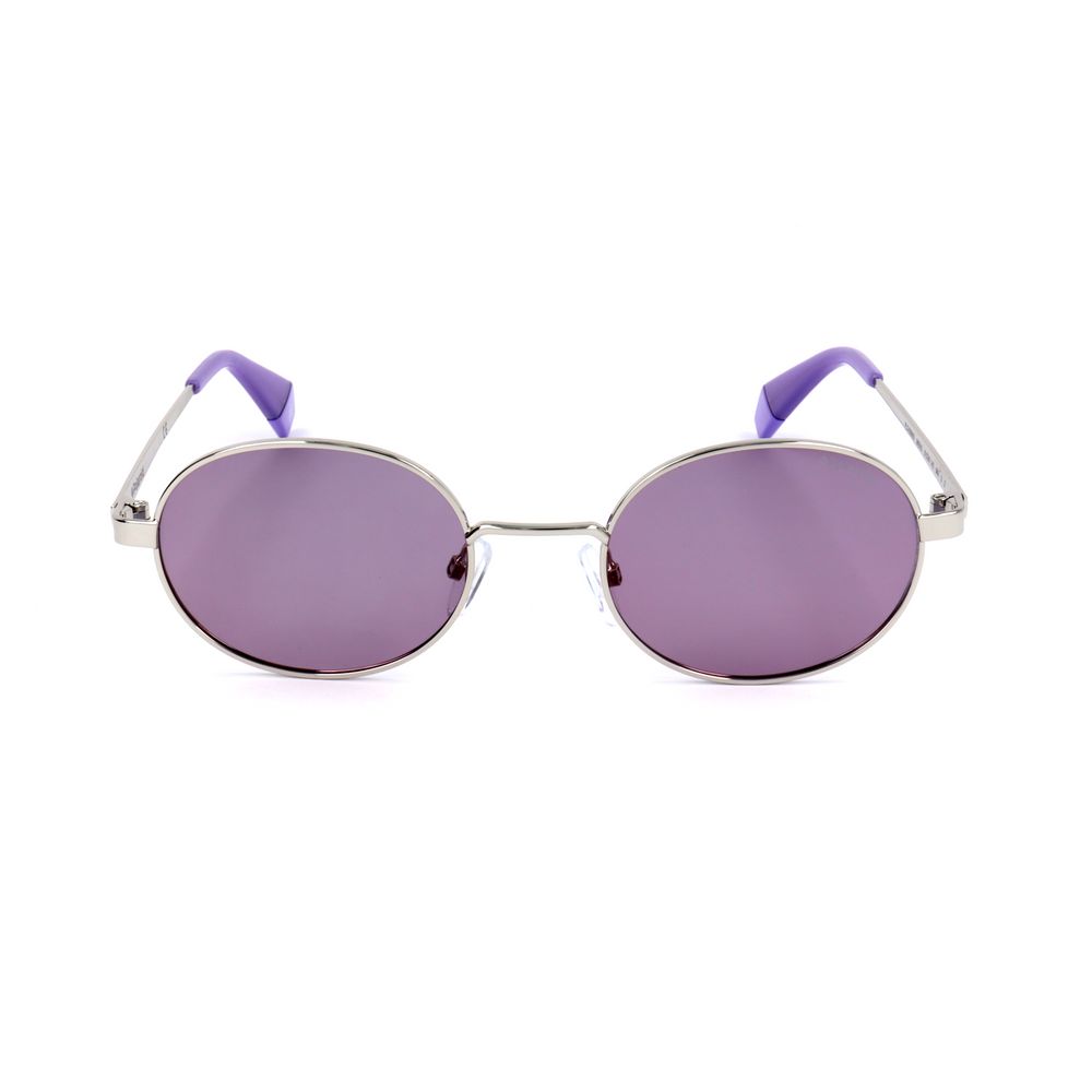 Polaroid Silver Metal Sunglasses