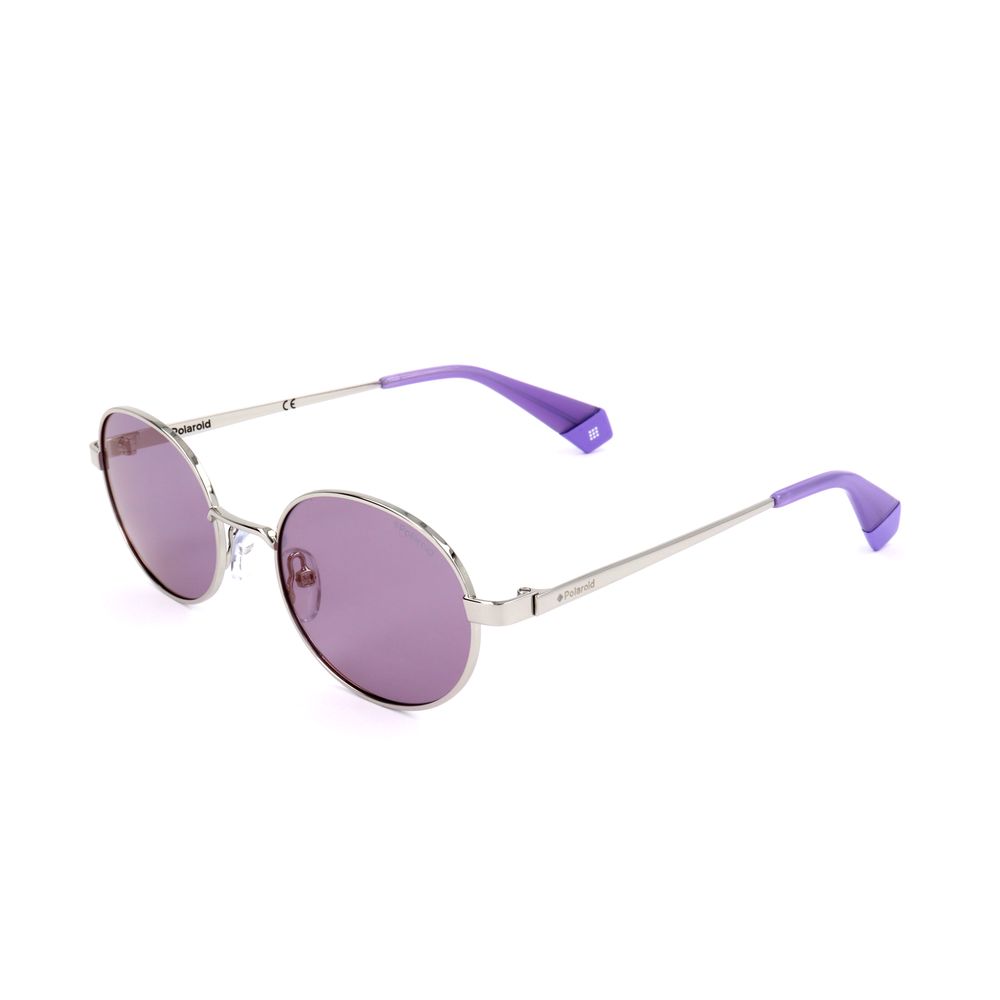 Polaroid Silver Metal Sunglasses