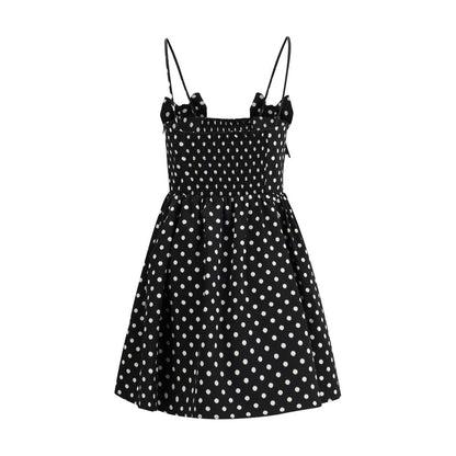 Ganni Black Recycled Polyester Casual Dress