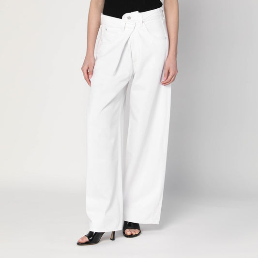 AGOLDE Wide Vana Fold white jeans A2411183/R_AGOLD-MSHAK_311