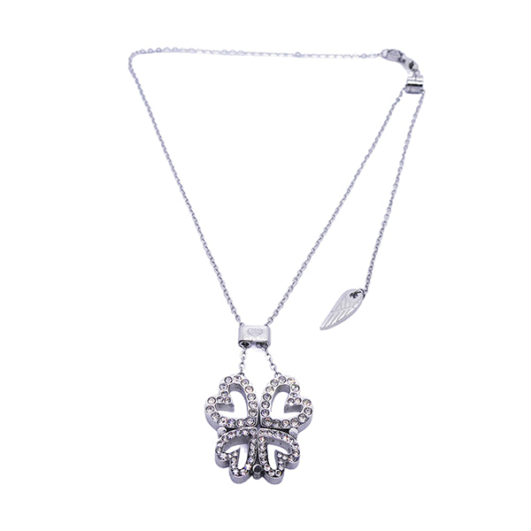 AN JEWELS JEWELRY Mod. AL.NLBUTT4SCZ silver necklace with four-leaf clover pendant