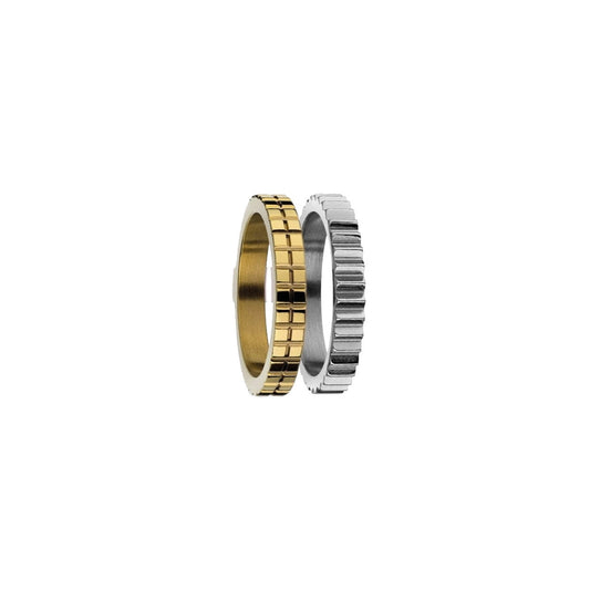 AN JEWELS JEWELRY Mod. AR.R2NS03SY-7 featuring gold and silver rings
