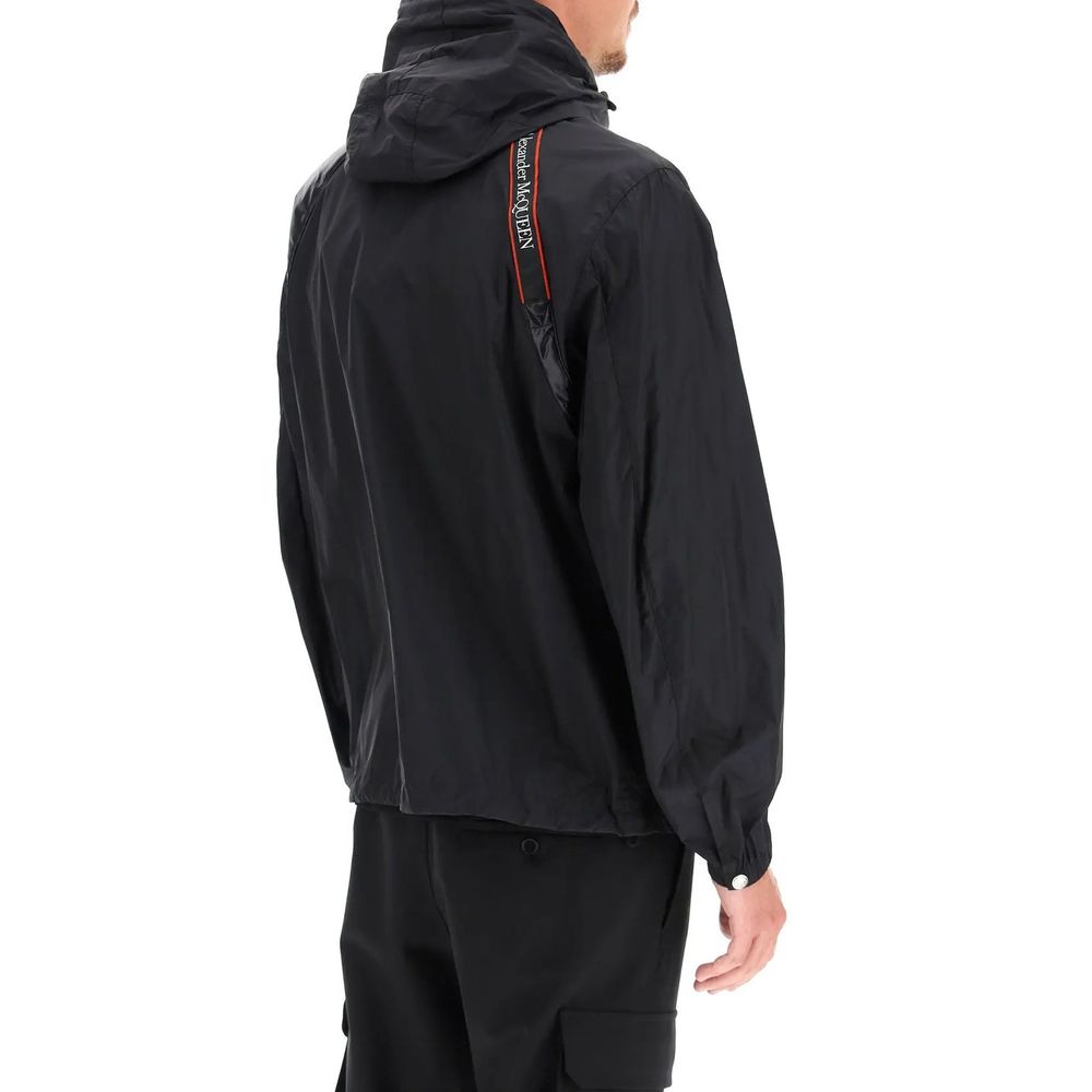 Alexander McQueen Black Polyamide Shell Jacket