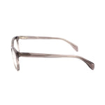 Side view of Alexander McQueen Gray Acetate Frames showcasing temple length of 140mm.