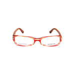Alexander McQueen Red Acetate Frames with 52/16/130 mm dimensions for women, featuring a stylish design in vibrant red acetate material.