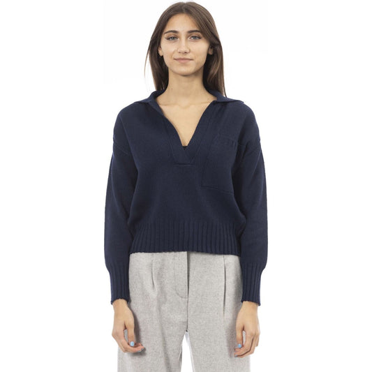 Alpha Studio Sweaters AD8362BE_9003BLUNOTTE:401113