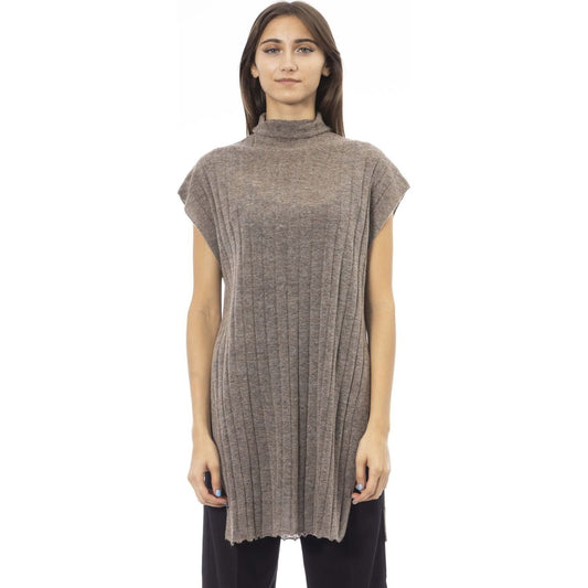 Alpha Studio Sweaters AD8605H_5182GREIGE:401218