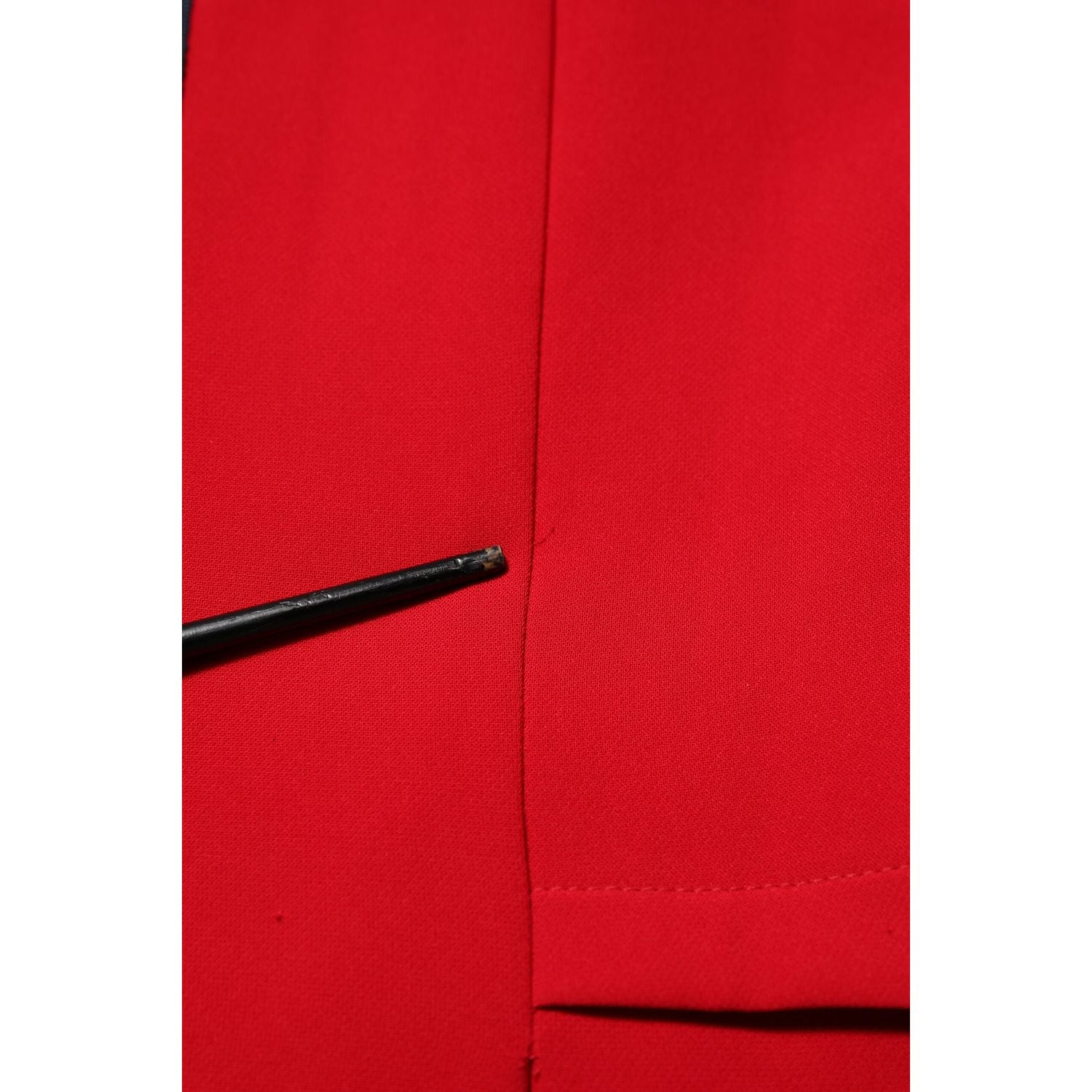 Armani Exchange Red Above Knee Long Sleeves Sheath Dress