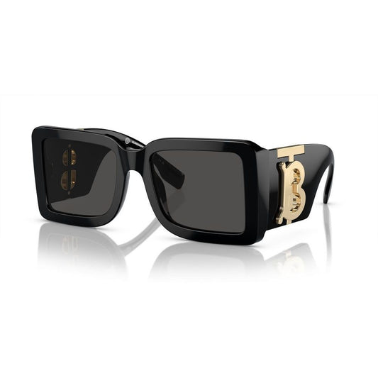 BURBERRY MOD. BE 4406U sunglasses for ladies, acetate material, stylish black design with gold accents