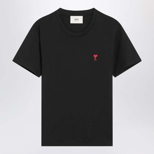 Ami Paris Ami De Coeur black T-shirt