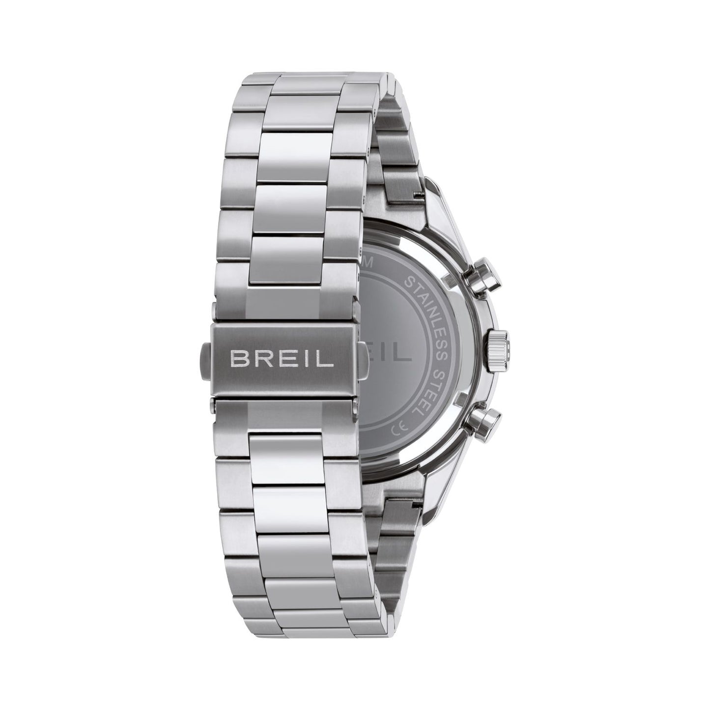 BREIL Mod. TW1980 stainless steel chronograph watch for gents, featuring quartz movement and mineral dial, 10 ATM water resistant, 43 mm case.