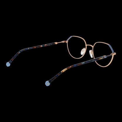 Stylish lady's eyewear BULGET MOD. BG1781 5306A with thin metal frame displayed against a black background.