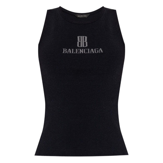 Balenciaga Top Black Topwear
