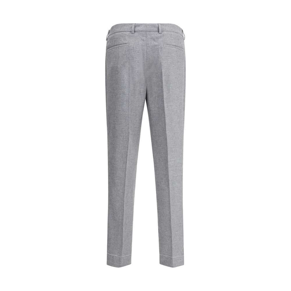Brunello Cucinelli Gray Cashmere Casual Pants