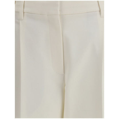 Brunello Cucinelli White Cotton Chino Pants