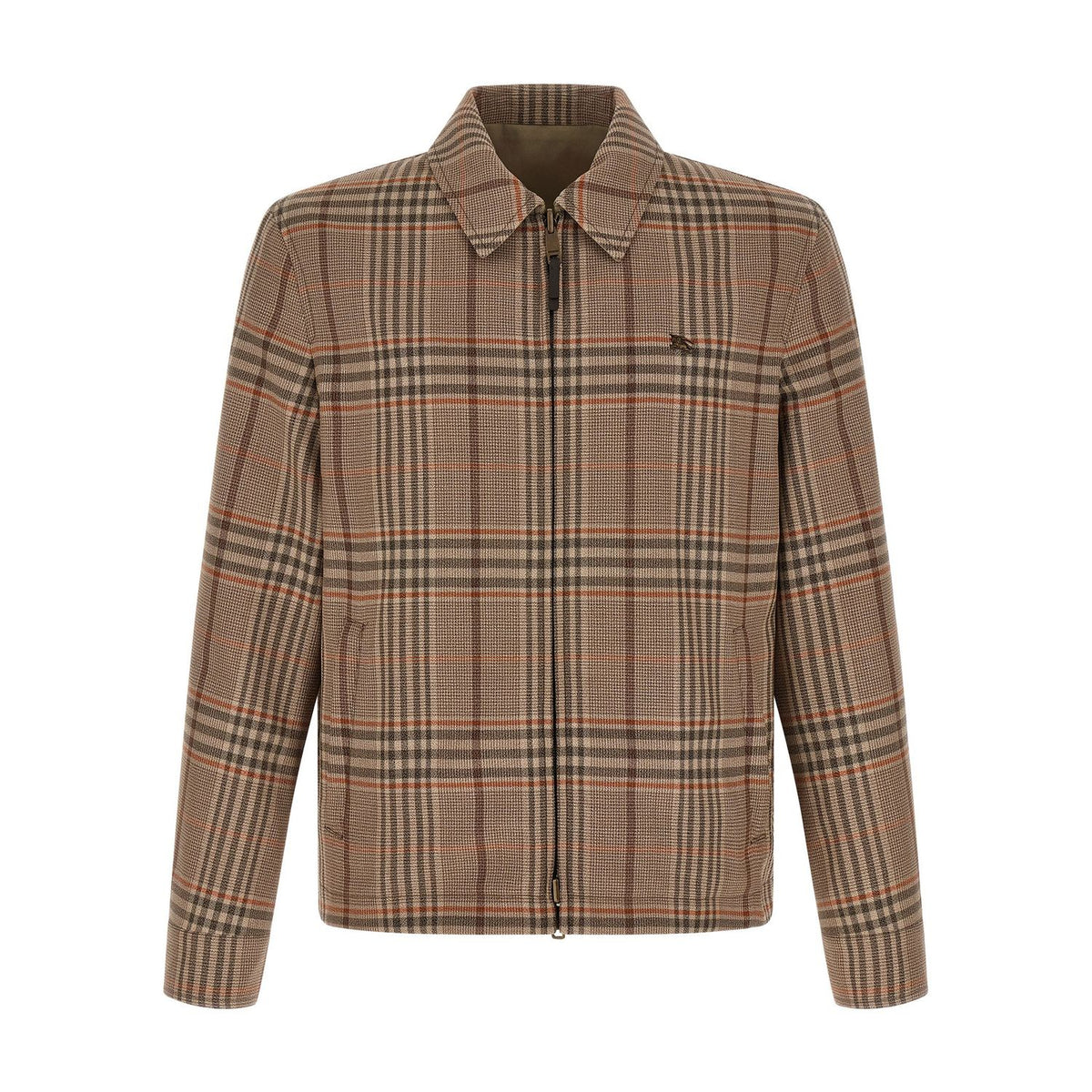 Burberry Beige Wool Shell Jacket