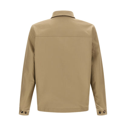 Burberry Beige Wool Shell Jacket