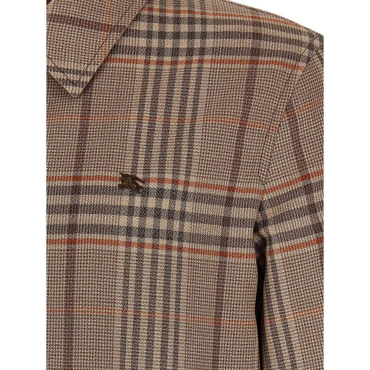 Burberry Beige Wool Shell Jacket