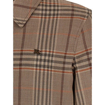 Burberry Beige Wool Shell Jacket
