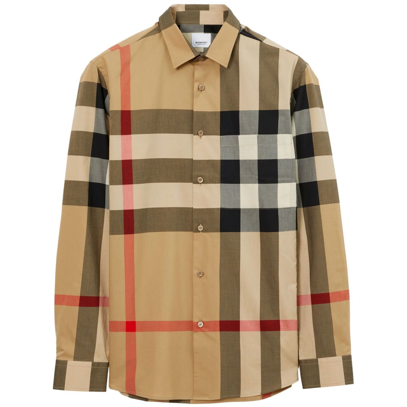 Burberry Check cotton shirt Shirts
