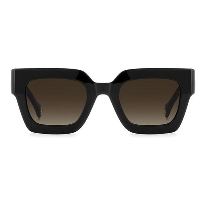 CAROLINA HERRERA MOD. HER 0328_S acetate lady sunglasses with black frame and brown lenses