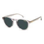 CARRERA MOD. CARRERA 301_S unisex polyamide sunglasses with transparent frame and dark lenses