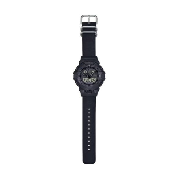 CASIO G-SHOCK Mod. BOLD - BLACK CORDURA ECO FABRIC STRAP SERIE wristwatch, water resistant 20 ATM, quartz movement, multifunction, resin case