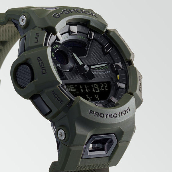 CASIO G-SHOCK Mod. G-SQUAD Bluetooth URBAN UTILITY SERIE wristwatch with resin case and strap, water resistant to 20 ATM.