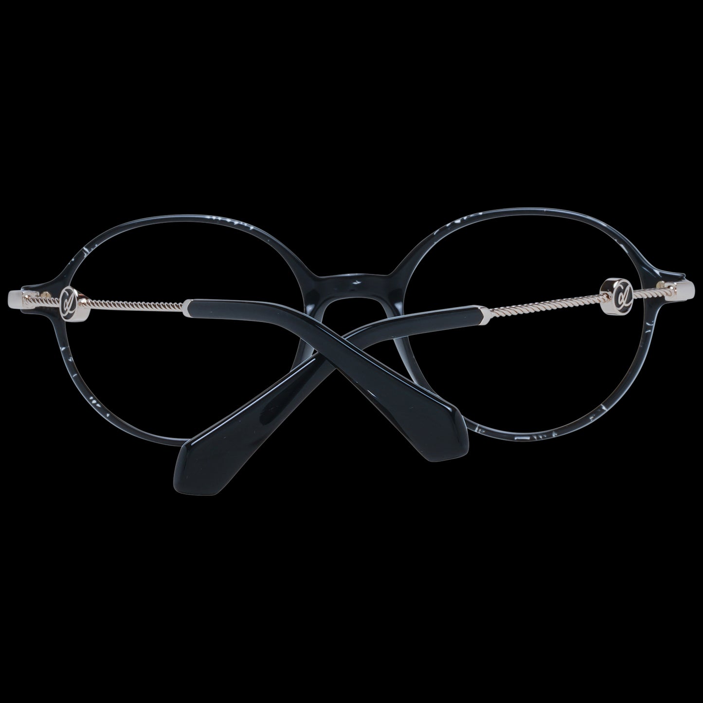 CHRISTIAN LACROIX MOD. CL1142 50041 lady's stylish black eyeglasses front view