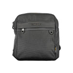 Calvin Klein Black Polyester Men Shoulder Bag with adjustable strap and eco-friendly design, featuring signature logo and external pocket.