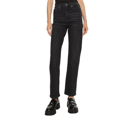 Calvin Klein Jeans Black Cotton Mom Jeans