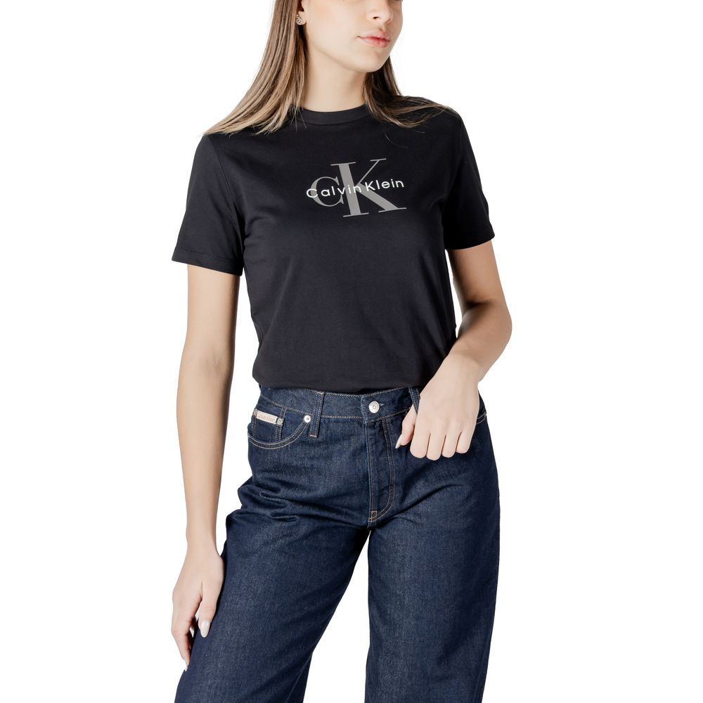 Calvin Klein Jeans Black Cotton T-Shirt