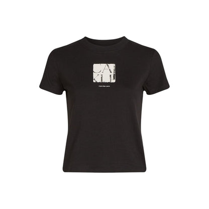 Calvin Klein Jeans Black Recycled Cotton T-Shirt
