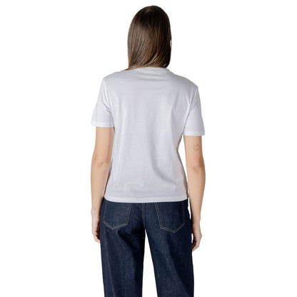 Calvin Klein Jeans White Cotton T-Shirt
