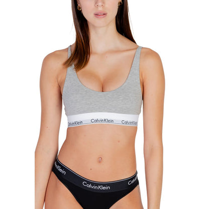 Calvin Klein Underwear Gray Cotton Bra