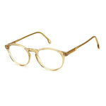 Carrera Beige Acetate Frames, unisex champagne color glasses with 51/19/145 mm dimensions, made from quality acetate material.